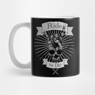 Skull rider greeting Mug